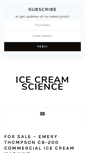 Mobile Screenshot of icecreamscience.com